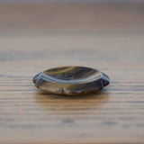 Tigers Eye Flower Crystal Worry Stone