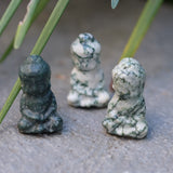 Tree Agate Crystal Mini Buddha