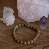Unakite Crystal Bracelet