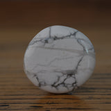 White Howlite Crystal Palm Stone