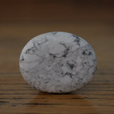 White Howlite Crystal Palm Stone