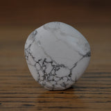 White Howlite Crystal Palm Stone