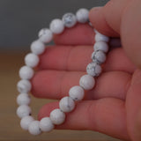 White Howlite Crystal Bracelet