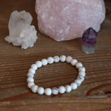 White Howlite Crystal Bracelet