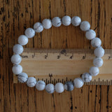 White Howlite Crystal Bracelet