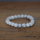 White Howlite Crystal Bracelet