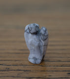 White Howlite Crystal Angel