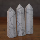 White Howlite Crystal Tower