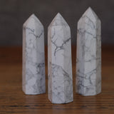 White Howlite Crystal Tower