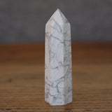 White Howlite Crystal Tower