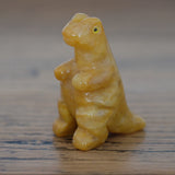 Yellow Jade Crystal Dinosaur