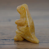 Yellow Jade Crystal Dinosaur