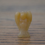 Yellow Jade Crystal Angel