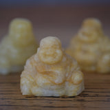 Yellow Jade Crystal Buddha