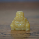Yellow Jade Crystal Buddha