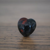 African Bloodstone Crystal Heart