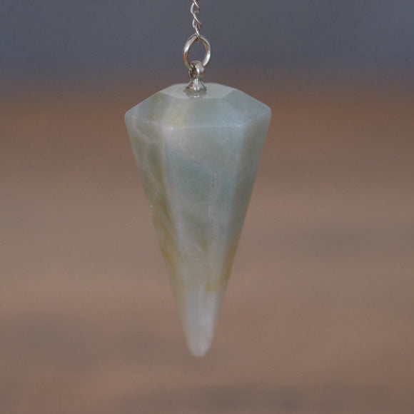 Amazonite Crystal Pendulums