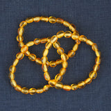 Amber Crystal Baby Bracelet