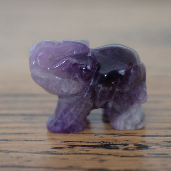 Amethyst Crystal Elephant
