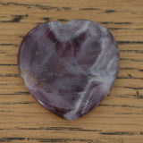 Amethyst Heart Crystal Worry Stone