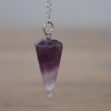 Amethyst Crystal Pendulum