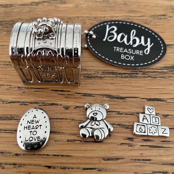 Baby Treasure Boxes with Charm