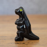 Black Obsidian Crystal Dinosaur