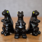 Black Obsidian Crystal Dinosaur