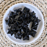 Black Obsidian Crystal Merkaba Star