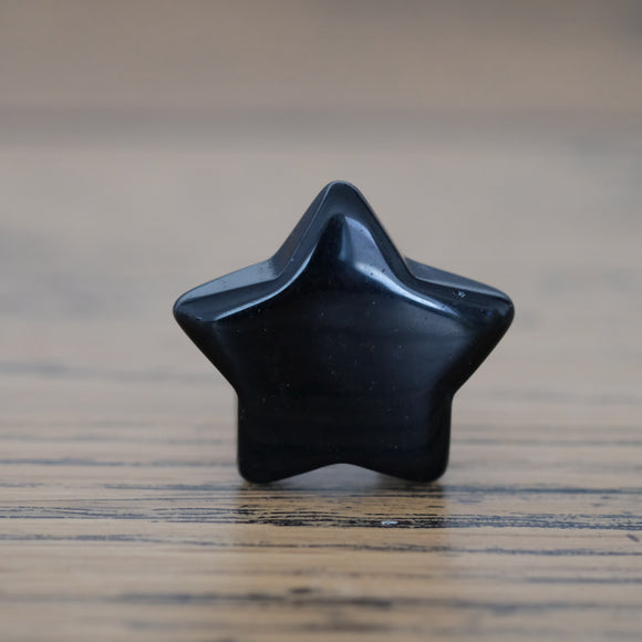 Black Obsidian Crystal Star