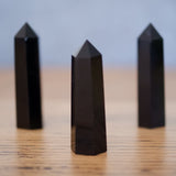 Black Obsidian Crystal Tower