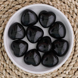 Black Obsidian Crystal Heart