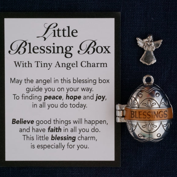 Blessing Little Blessing Box with Angel Charm