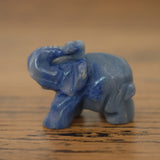 Blue Aventurine Crystal Elephant