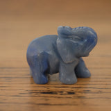 Blue Aventurine Crystal Elephant
