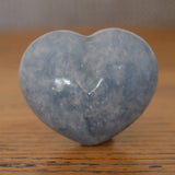 Blue Calcite Crystal Heart