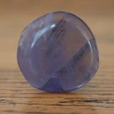 Blue Fluorite Crystal Palm Stone