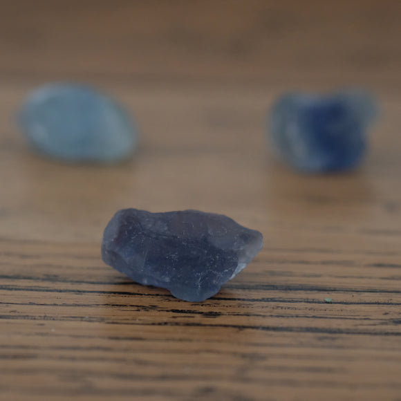 Blue Fluorite Rough Raw Crystal Chunk
