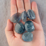 Blue Fluorite Crystal Tumbled Stone