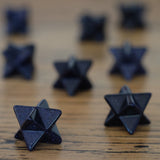 Blue Goldstone Crystal Merkaba Star