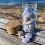 Blue Lace Agate Crystal Chips