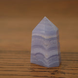 Blue Lace Agate Crystal Tower