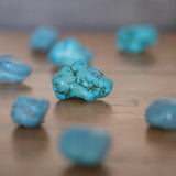 Blue Magnesite Crystal Tumbled Stones