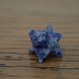 Blue Spot Jasper Crystal Merkaba Star