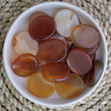 Carnelian Crystal Palm Stone
