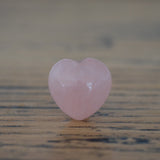 Chakra Crystal Heart Set Rose Quartz