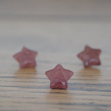 Cherry Quartz Crystal Stars