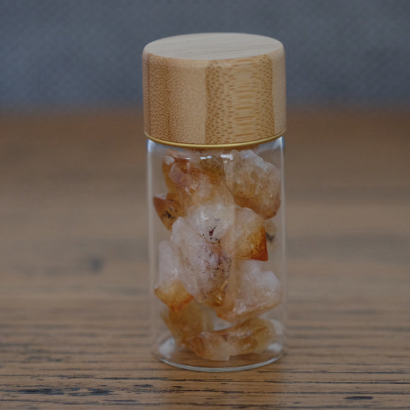 Citrine Crystal Points in Jar