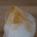 Citrine Crystal Double Pointed Standing Point