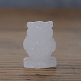 Clear Quartz Crystal Owl
